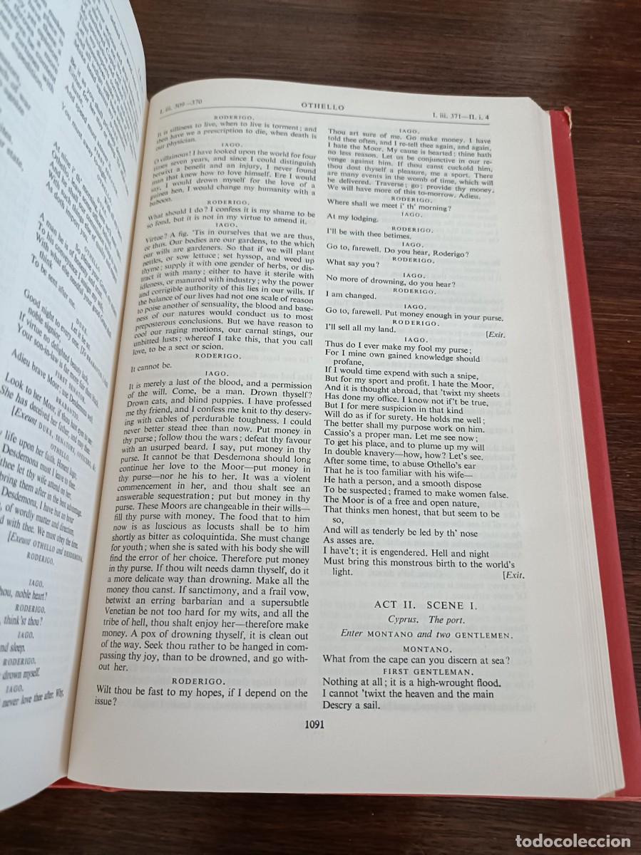Libros de segunda mano: WILLIAM SHAKESPEARE THE COMPLETE WORKS, Obra Completa en Ingl&eacute;s - Foto 7