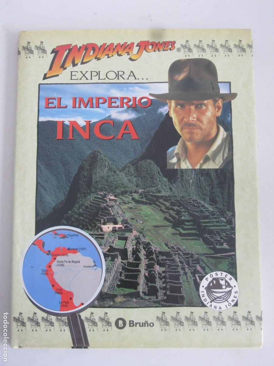 Libros de segunda mano: INDIANA JONES EXPLORA EL IMPERIO INCA. N&ordm; 2. JOHN MALAM. BRU&Ntilde;O - Foto 1