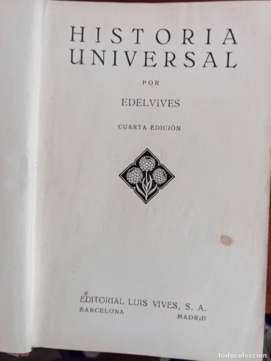 Libros de segunda mano: HISTORIA UNIVERSAL LUIS VIVES - Foto 2