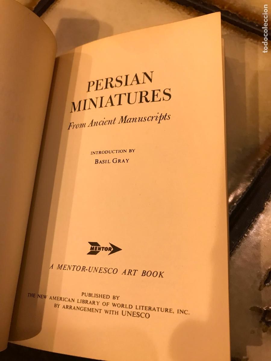 Libros de segunda mano: Persian Miniatures from ancients manuscripts. Basil Gray. EN INGL&Eacute;S - Foto 3
