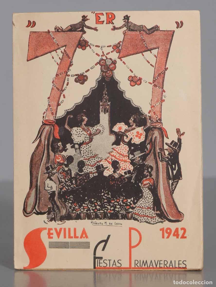 Libros de segunda mano: SEVILLA FIESTAS PRIMAVERALES PROGRAMA 1942 - Foto 1
