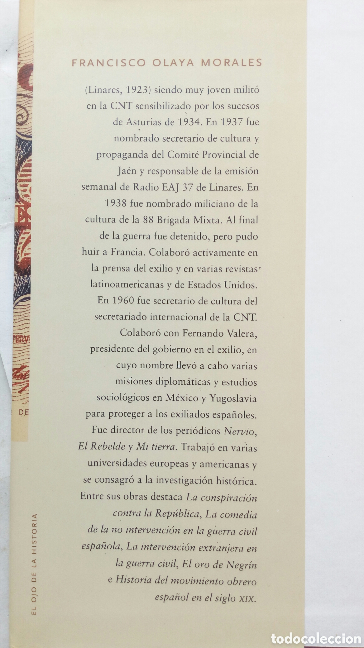 Libros de segunda mano: El expolio de la Rep&uacute;blica. Francisco Olaya Morales. - Foto 3