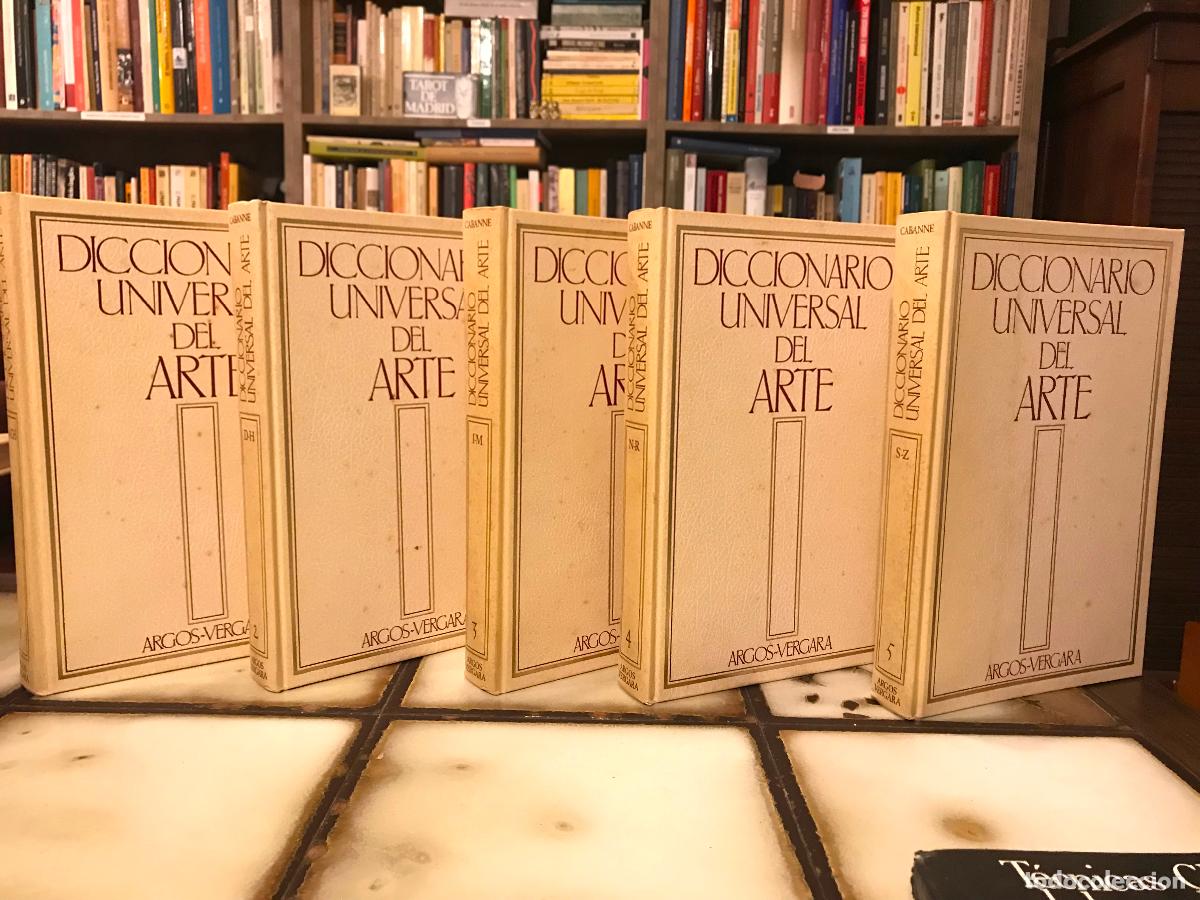 Libros de segunda mano: Diccionario universal del arte. Cabanne. 5 tomos. - Foto 2