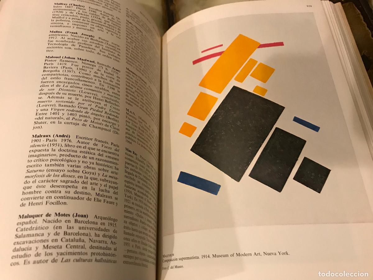 Libros de segunda mano: Diccionario universal del arte. Cabanne. 5 tomos. - Foto 5