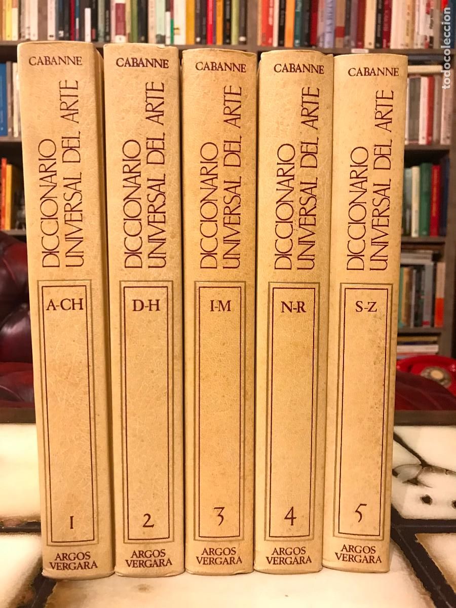 Libros de segunda mano: Diccionario universal del arte. Cabanne. 5 tomos. - Foto 1