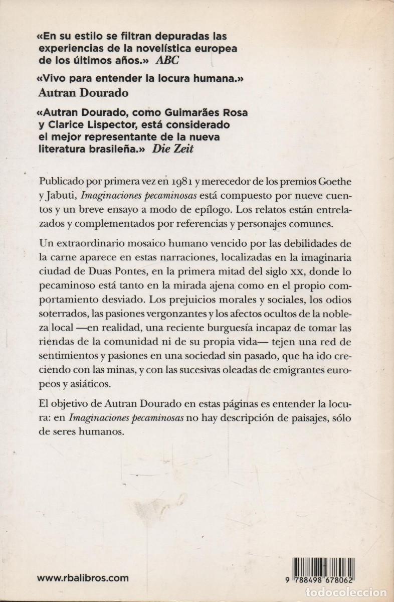 Libros de segunda mano: Imaginaciones pecaminosas. Austran Dourado. RBA. 2010. - Foto 2