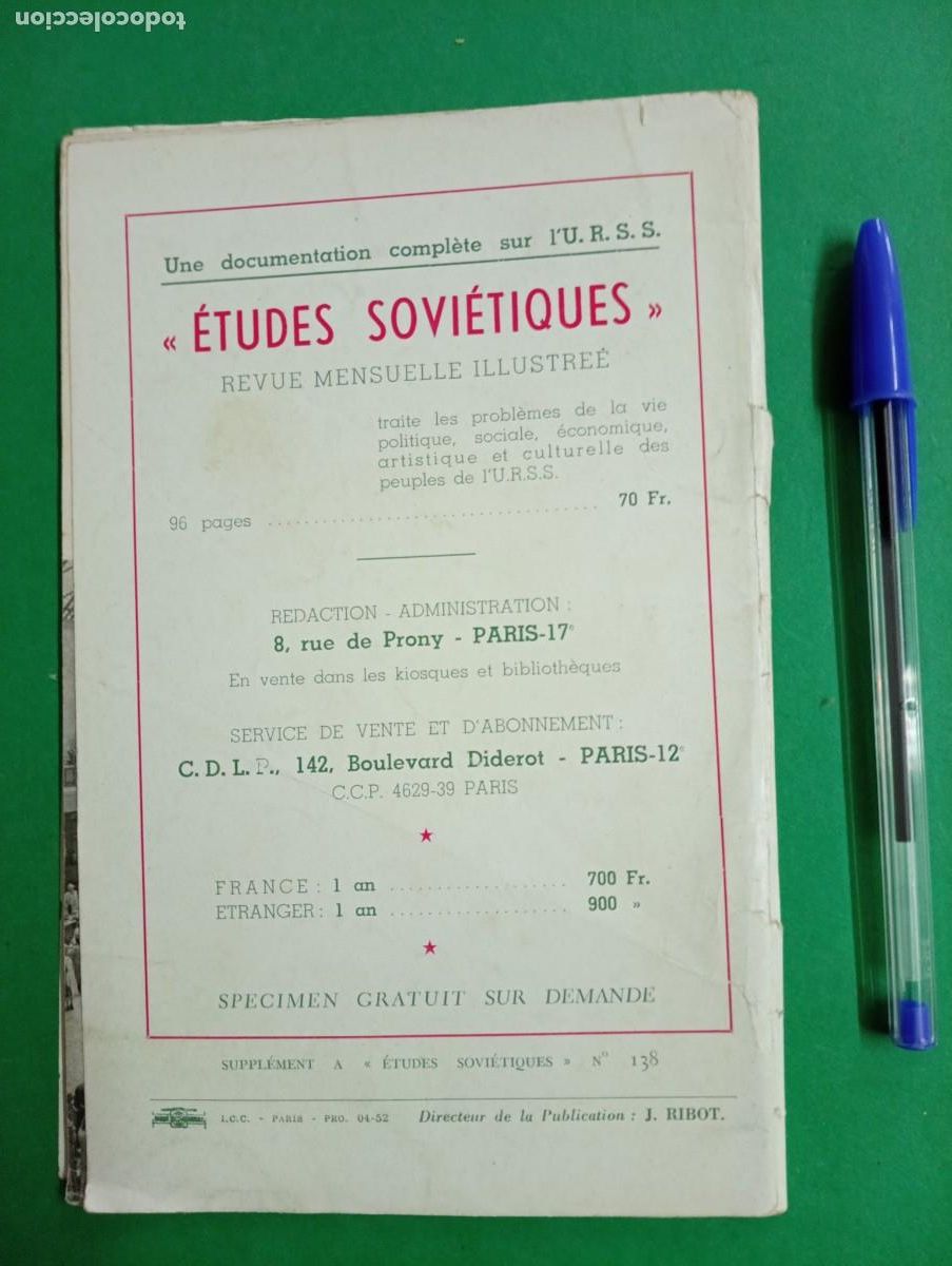 Libros de segunda mano: Antiguo libro La Ukrania Sovi&eacute;tica. Estudios sovi&eacute;ticos. Par&iacute;s. Comunista - Foto 6
