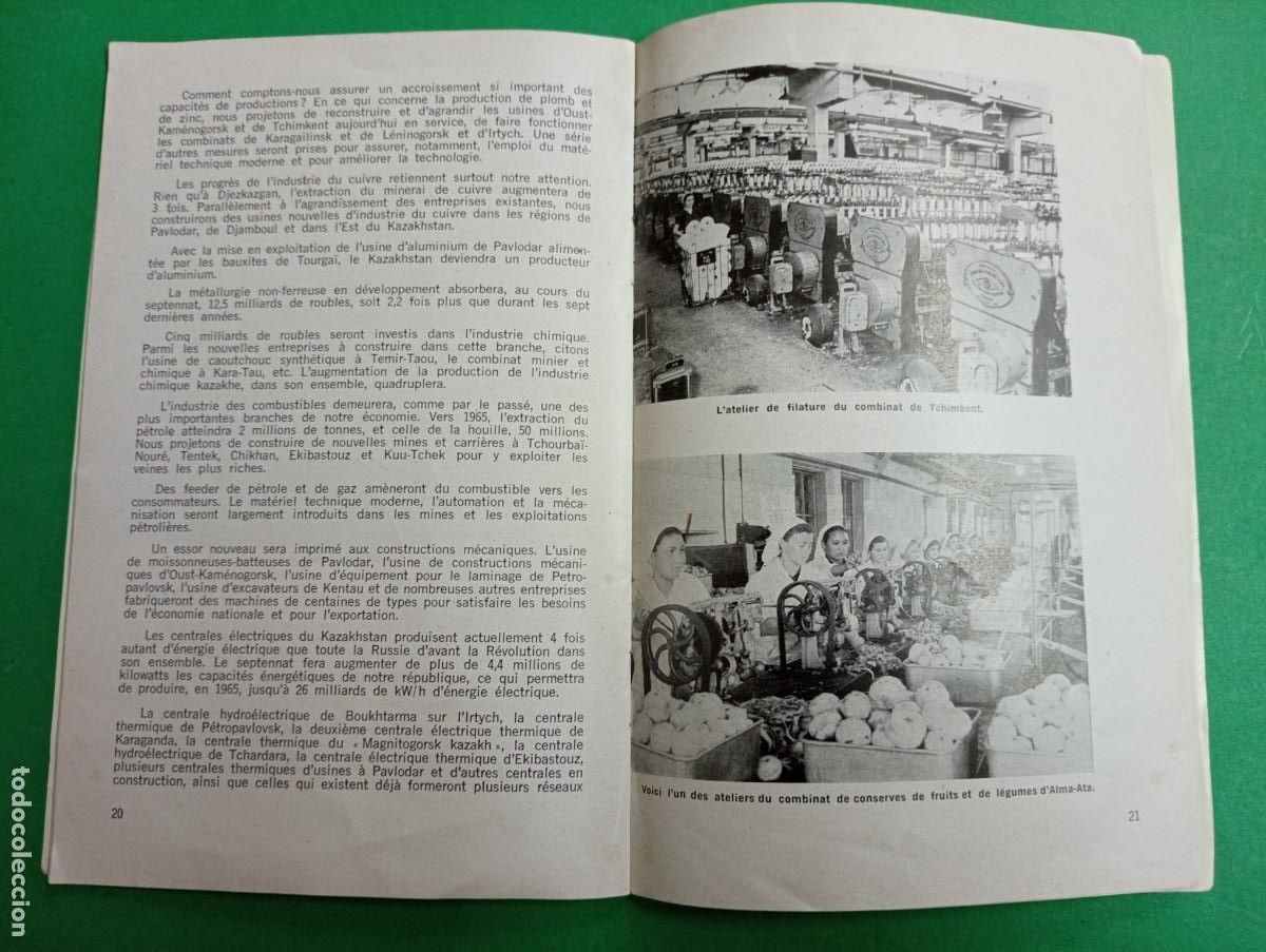 Libros de segunda mano: Antiguo libro Le Kazakhstan. Estudios sovi&eacute;ticos. Par&iacute;s. Comunista - Foto 4