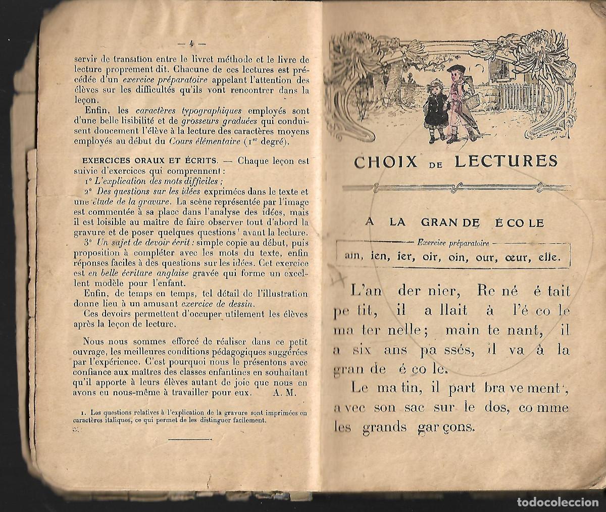 Libros de segunda mano: MUY ANTIGUO LIBRO DE LECTURA EN FRANCES DE 1918 - Foto 1