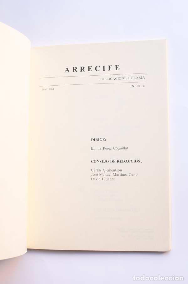 Libros de segunda mano: Arrecife. N&ordm; 10 - 11. Junio 1984 - AUTORES VARIOS - Foto 2