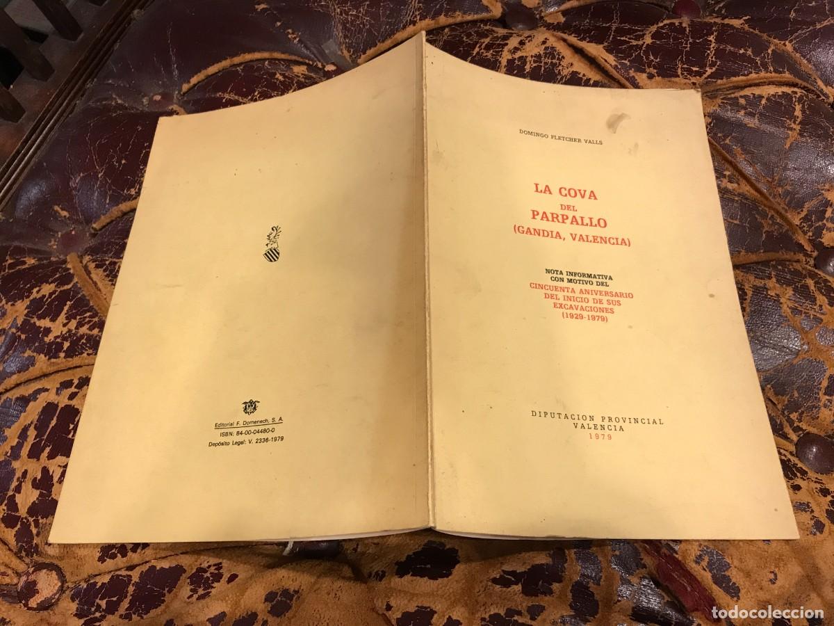 Gebrauchte B&uuml;cher: DOMINGO FLETCHER VALLS. LA COVA DEL PARPALLO (GAND&Iacute;A, VALENCIA)... 1979, VALENCIA
