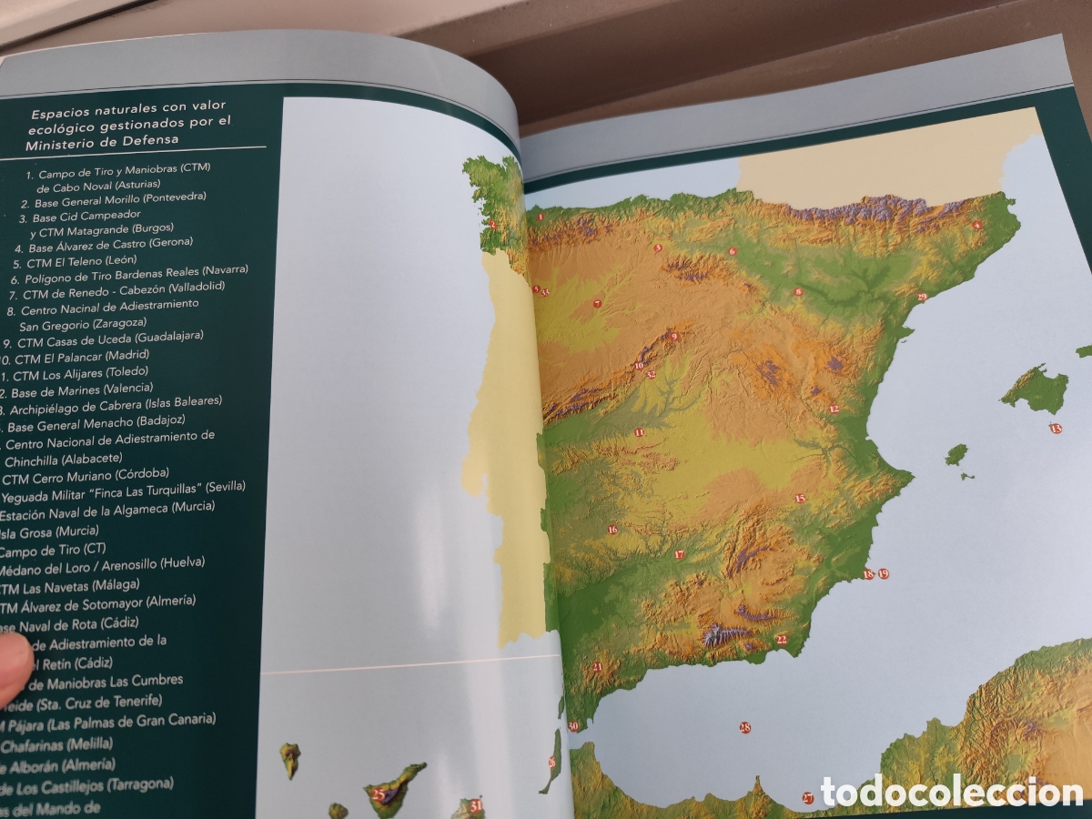 Libros de segunda mano: ESPACIOS NATURALES DEL MINISTERIO DE DEFENSA - Foto 8