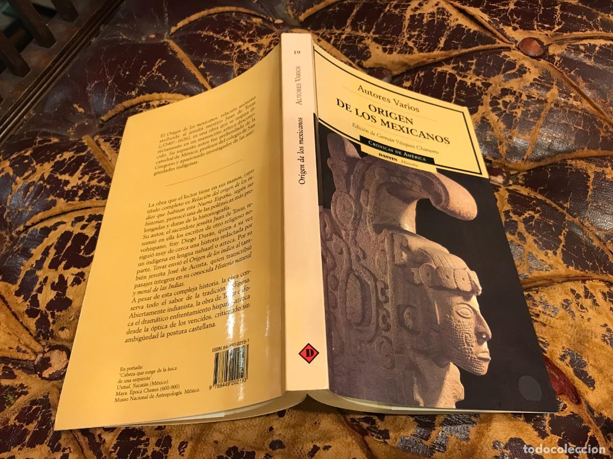 Libros de segunda mano: AUTORES VARIOS. ORIGEN DE LOS MEXICANOS. ED. DASTIN, 2000 - Foto 1