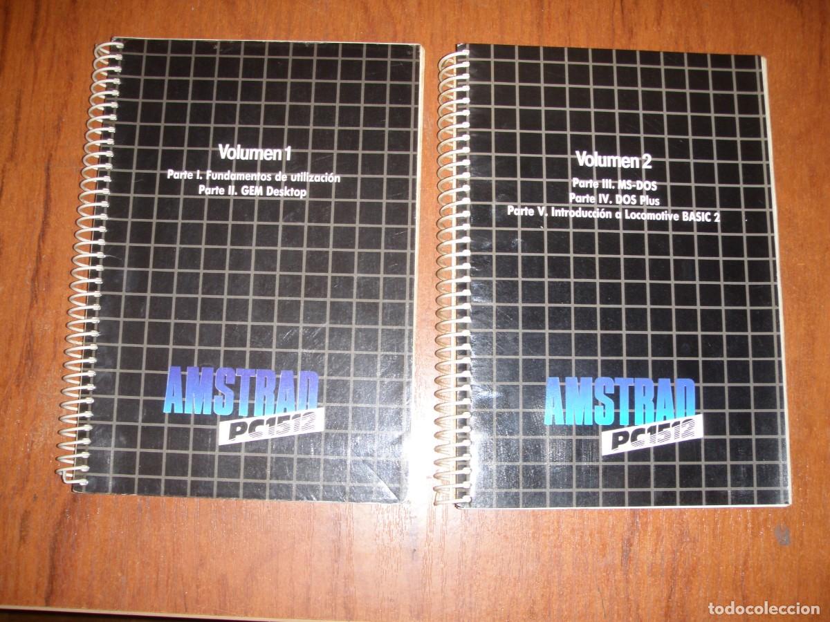 Libros de segunda mano: DOS VOLUMENES AMSTRAD PC1512 - Foto 1