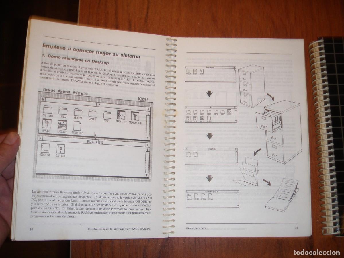 Libros de segunda mano: DOS VOLUMENES AMSTRAD PC1512 - Foto 3