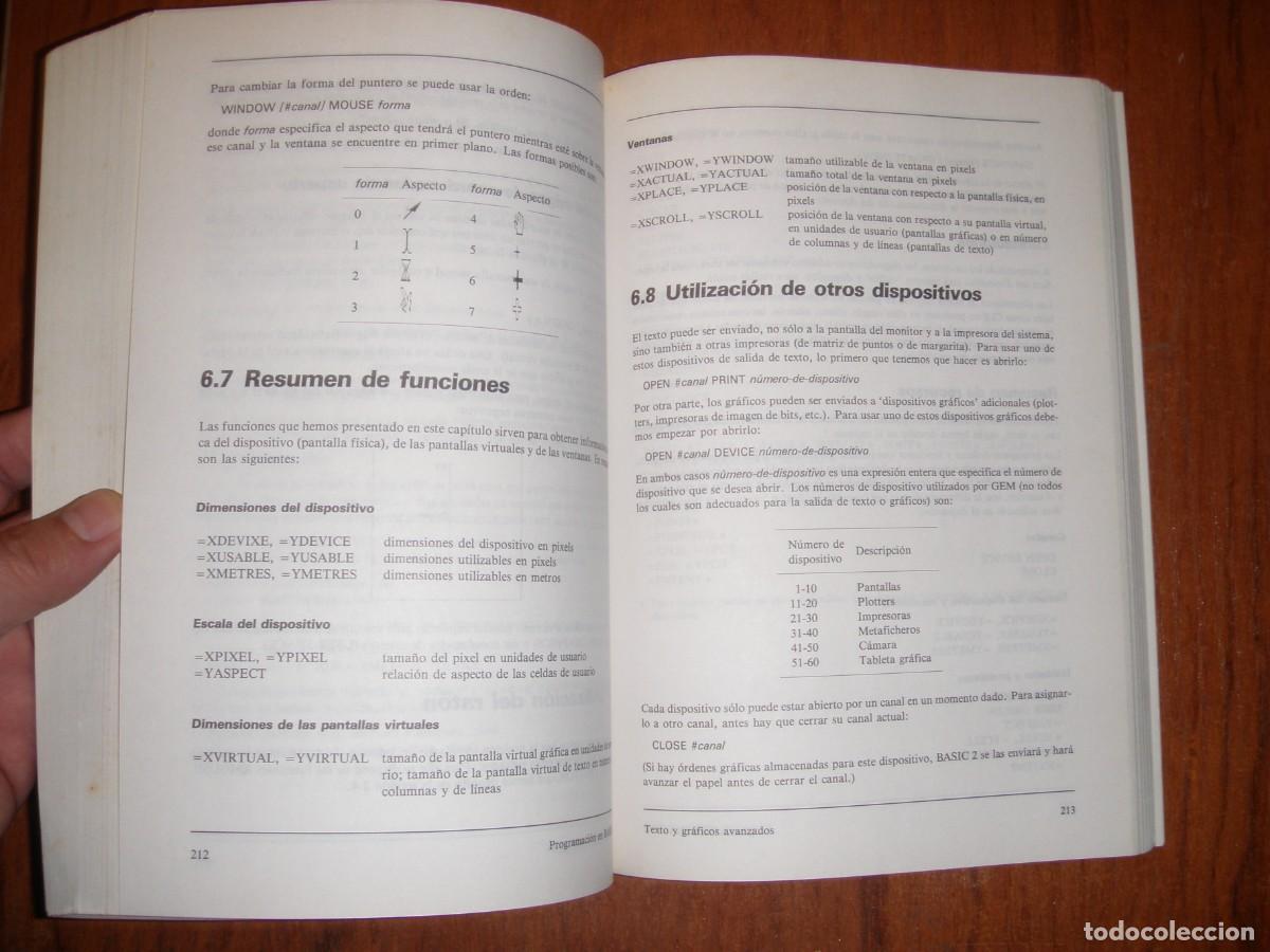 Libros de segunda mano: MANUAL DE BASIC 2 AMSTRAD PC1512 - Foto 8