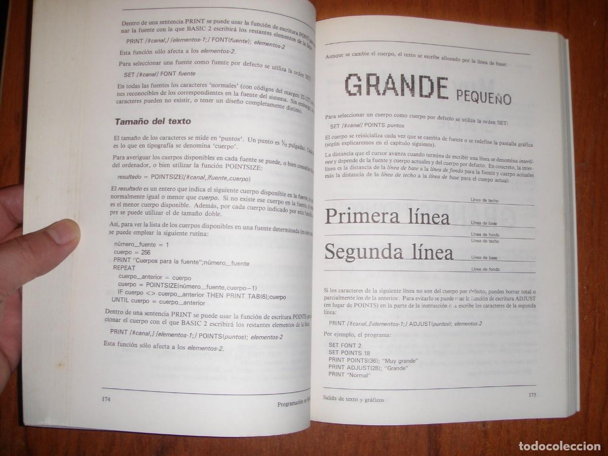 Libros de segunda mano: MANUAL DE BASIC 2 AMSTRAD PC1512 - Foto 10