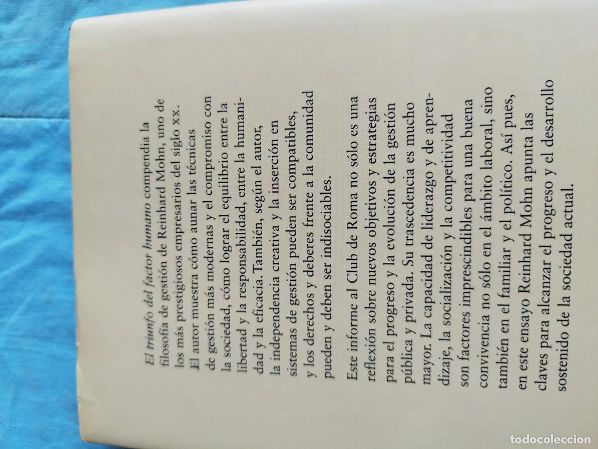 Libros de segunda mano: EL TRIUNFO DEL FACTOR HUMANO / REINHARD MOHN / GV 84 / CIRCULO DE LECTORES - Foto 5