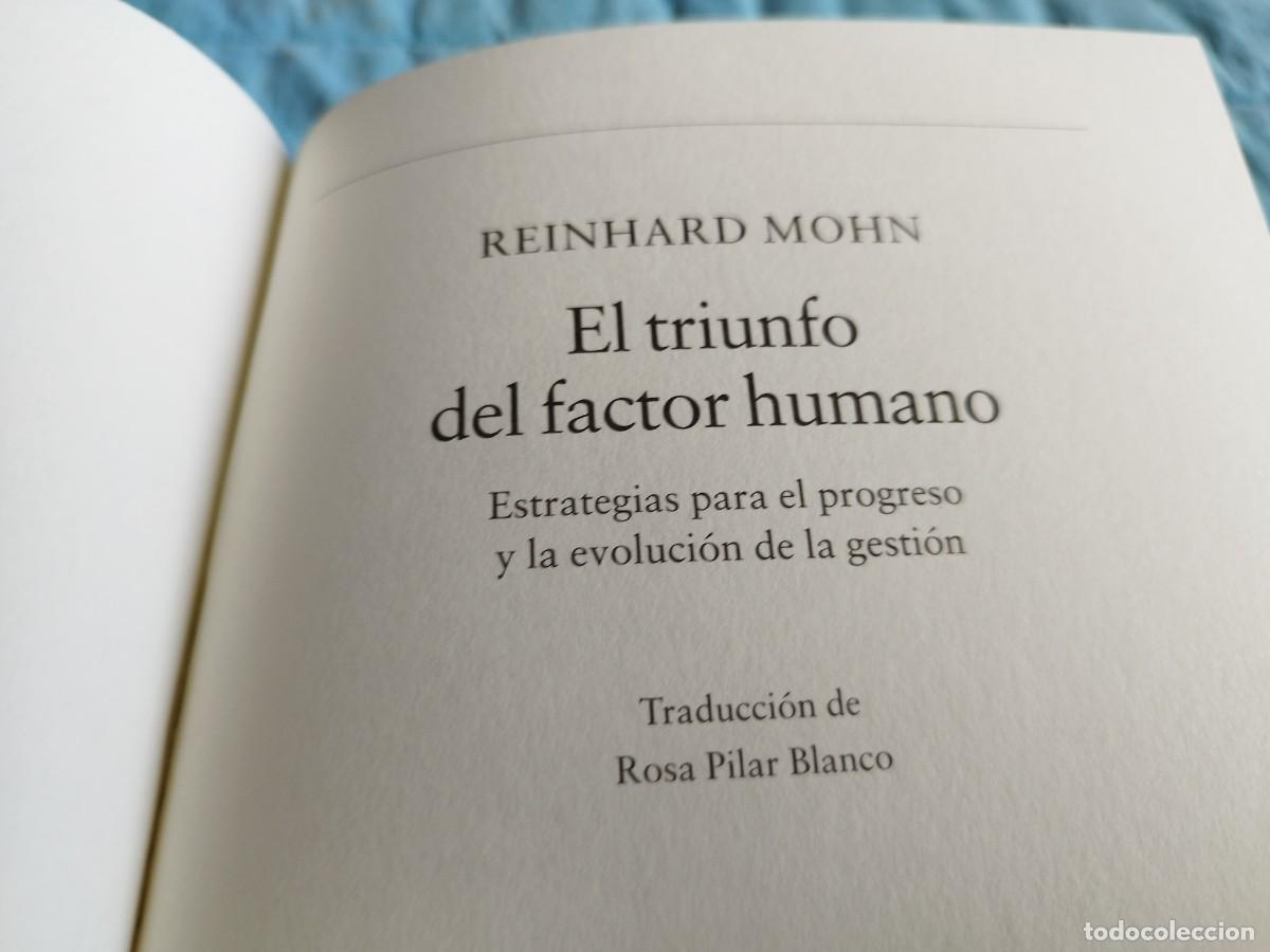 Libros de segunda mano: EL TRIUNFO DEL FACTOR HUMANO / REINHARD MOHN / GV 84 / CIRCULO DE LECTORES - Foto 10