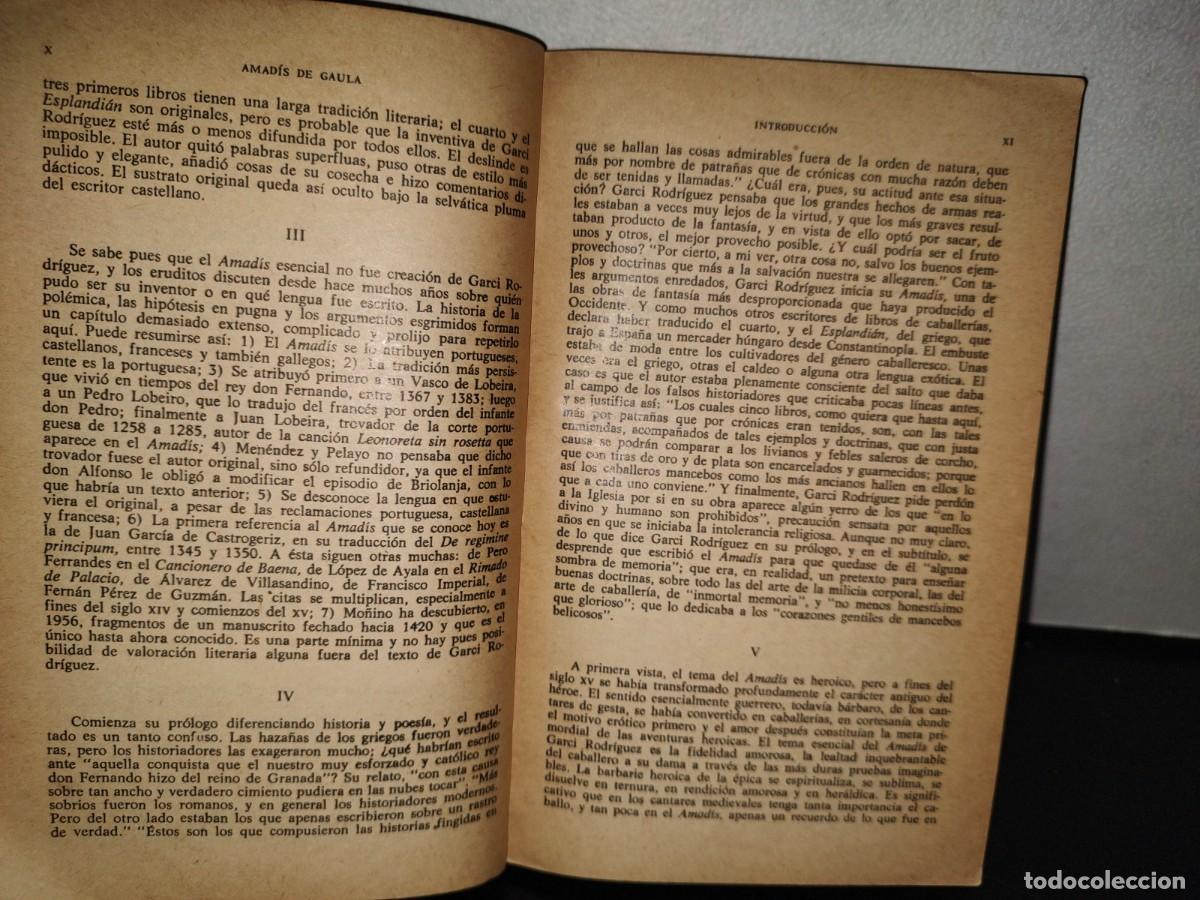 Libros de segunda mano: 110- AMAD&Iacute;S DE GAULA - EDITORIAL PORR&Uacute;A - 1978 - Foto 6