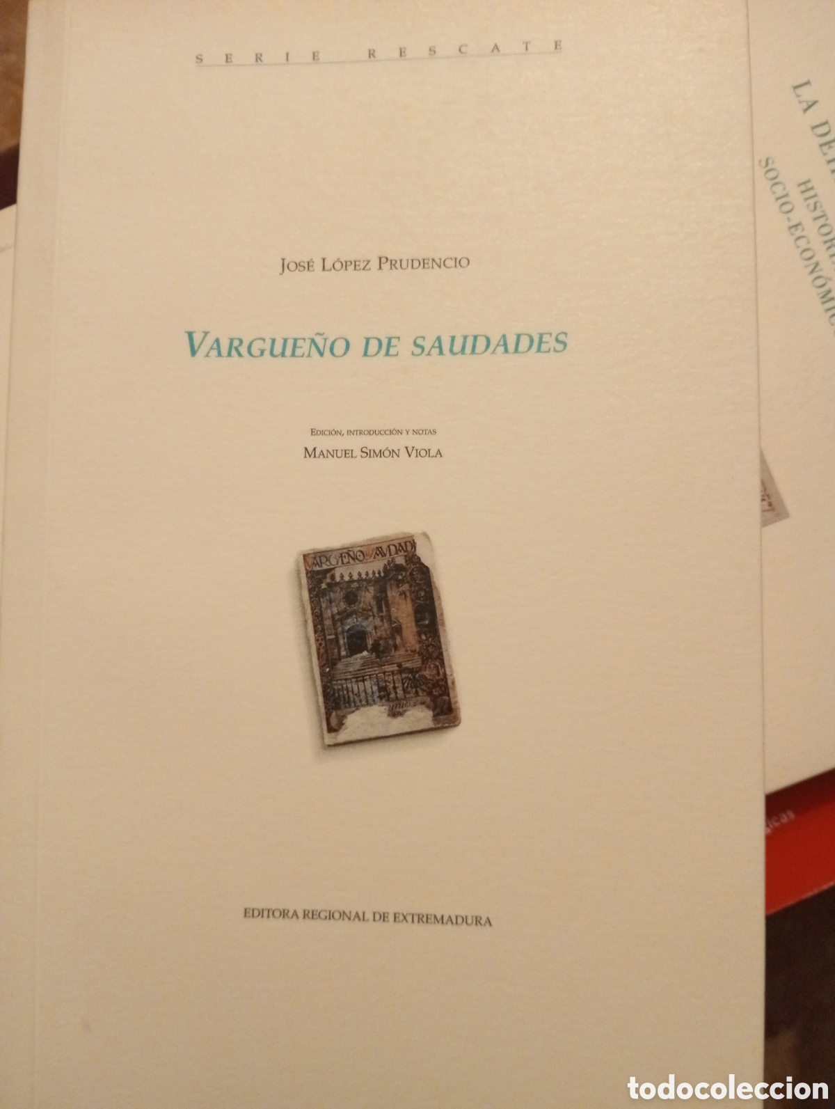 Libros de segunda mano: Vargue&ntilde;o de saudades. Jos&eacute; L&oacute;pez Prudencio - Foto 1