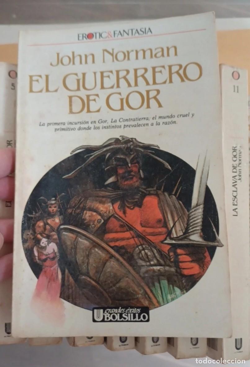 Libros de segunda mano: 14 libros. Colecci&oacute;n completa Cr&oacute;nicas Crontratierra. El guerrero de Gor. John Norman - Foto 2