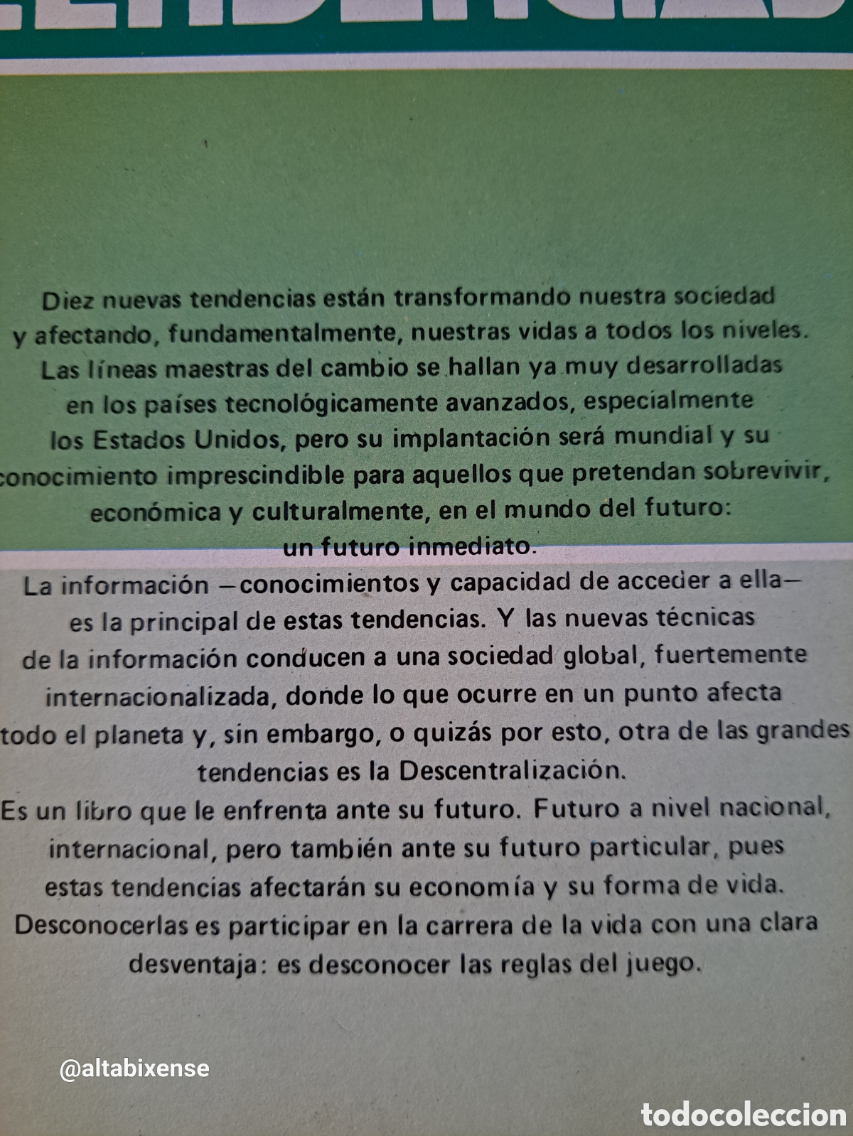 Libros de segunda mano: Macrotendencias de jhon naisbitt - Foto 2