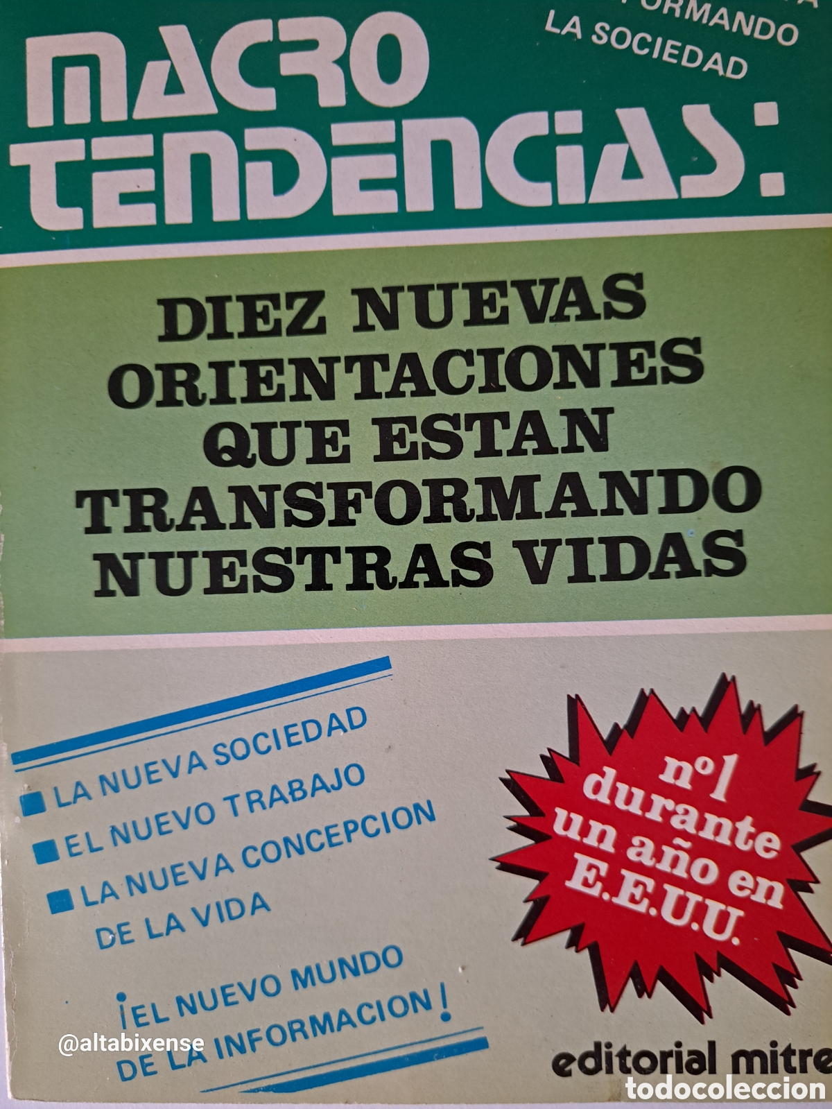 Libros de segunda mano: Macrotendencias de jhon naisbitt - Foto 1