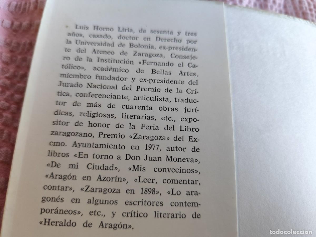 Libros de segunda mano: CONVECINOS DE AYER / LUIS HORNO LIRIA / EVA 242 / ARAGON - Foto 4