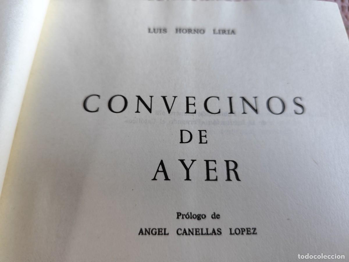 Libros de segunda mano: CONVECINOS DE AYER / LUIS HORNO LIRIA / EVA 242 / ARAGON - Foto 5