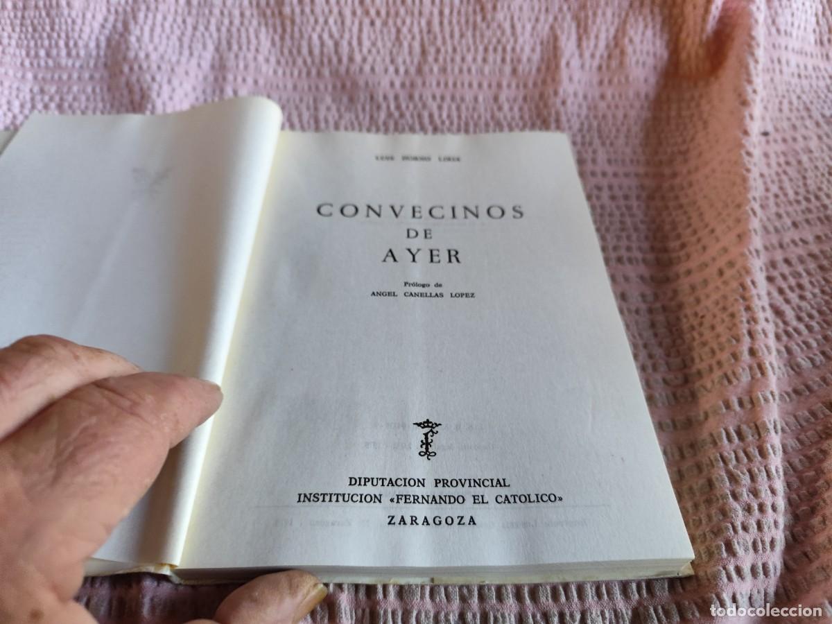 Libros de segunda mano: CONVECINOS DE AYER / LUIS HORNO LIRIA / EVA 242 / ARAGON - Foto 6