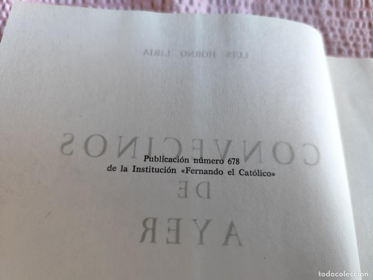 Libros de segunda mano: CONVECINOS DE AYER / LUIS HORNO LIRIA / EVA 242 / ARAGON - Foto 7