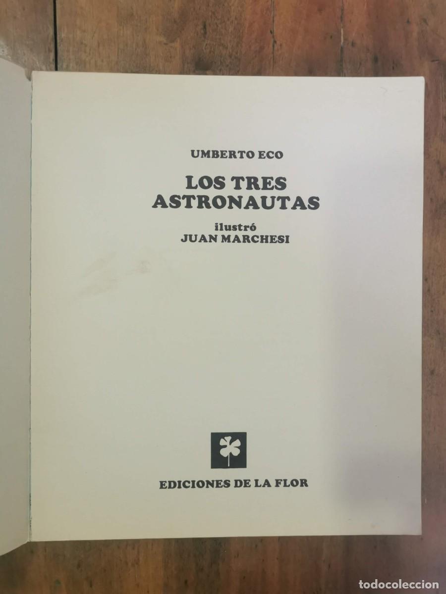 Libros de segunda mano: ECO, Umberto. Los tres astronautas - Foto 2