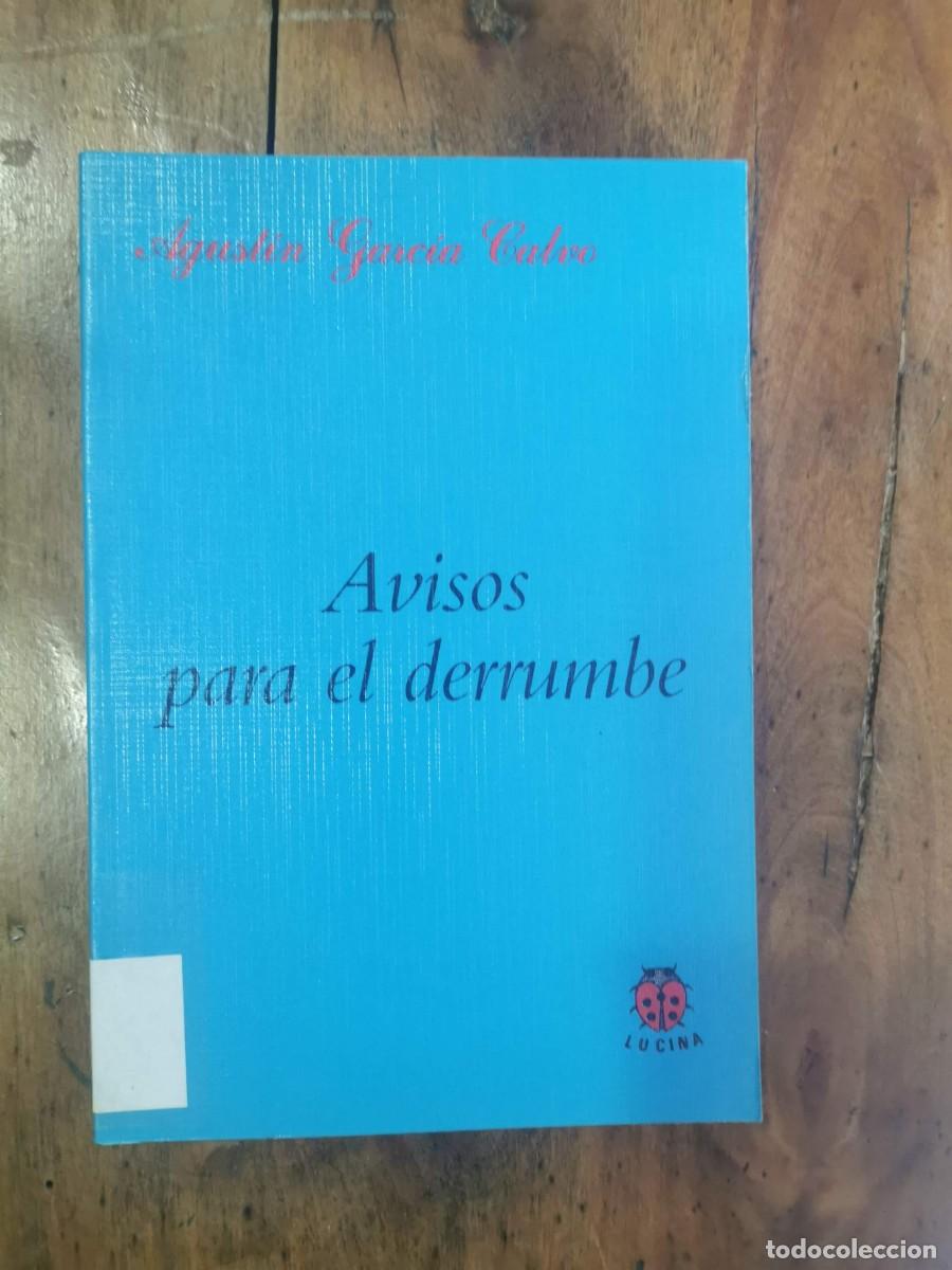 Libros de segunda mano: GARC&Iacute;A CALVO, Agust&iacute;n. Avisos para el derrumbe - Foto 1