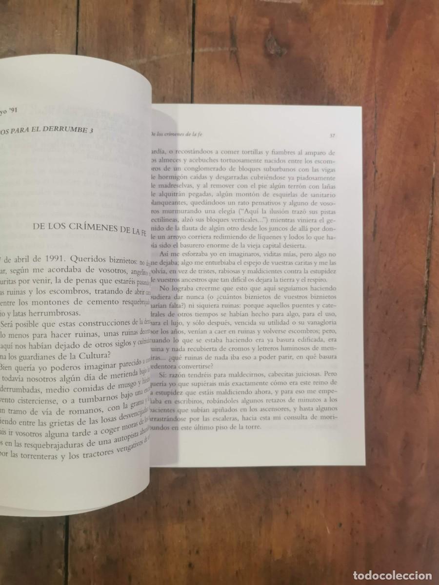 Libros de segunda mano: GARC&Iacute;A CALVO, Agust&iacute;n. Avisos para el derrumbe - Foto 3