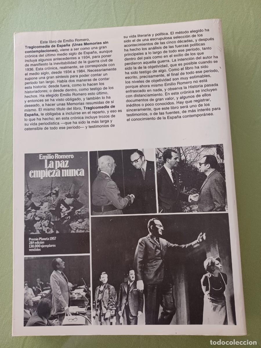 Libros de segunda mano: TRAGICOMEDIA DE ESPA&Ntilde;A - EMILIO ROMERO. - Foto 2