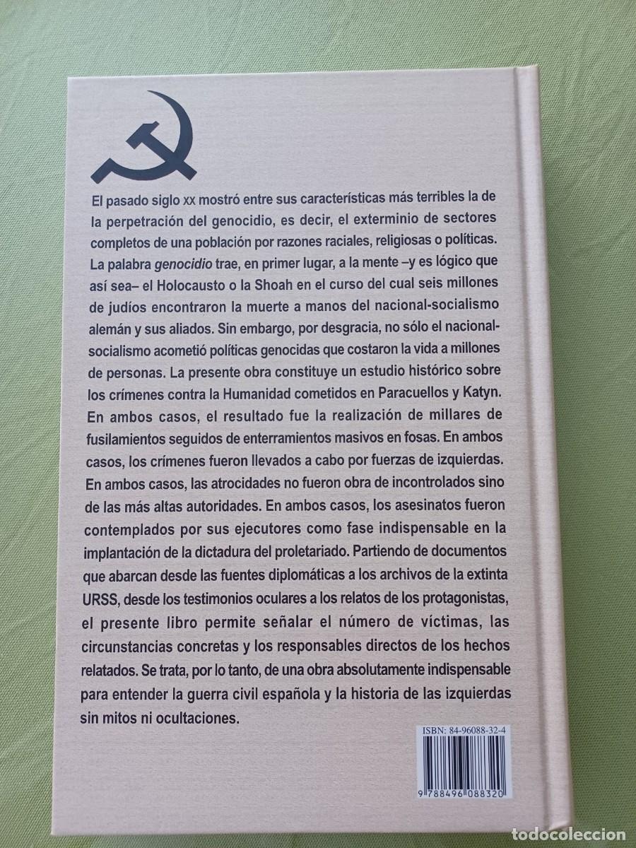 Libros de segunda mano: Paracuellos-Katyn. C&eacute;sar Vidal - Foto 2