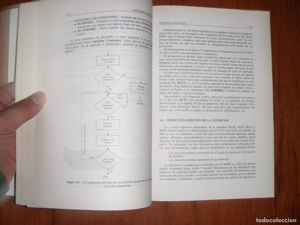 Libros de segunda mano: SISTEMAS DIGITALES INGENIER&Iacute;A DE LOS MICROPROCESADORES 68000 - Foto 4