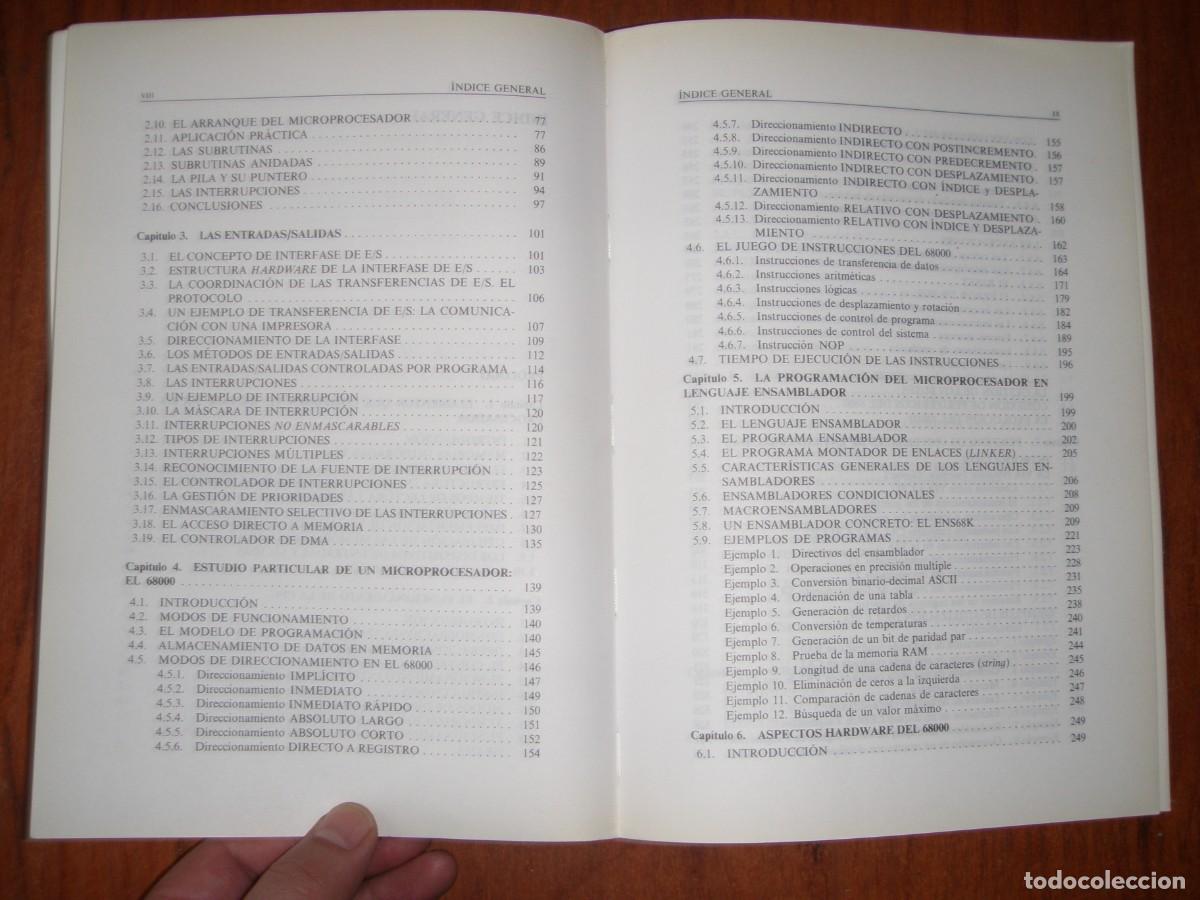Libros de segunda mano: SISTEMAS DIGITALES INGENIER&Iacute;A DE LOS MICROPROCESADORES 68000 - Foto 7