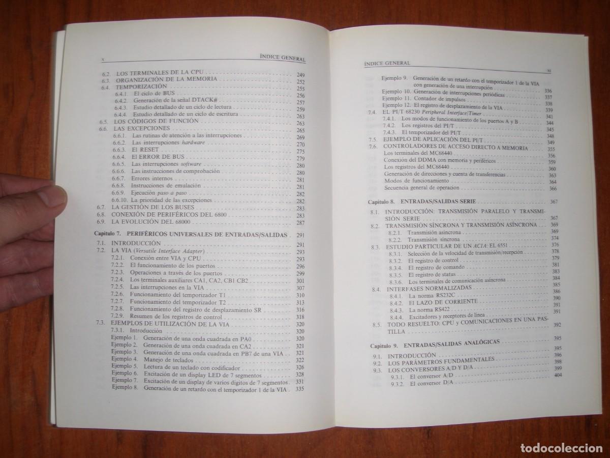 Libros de segunda mano: SISTEMAS DIGITALES INGENIER&Iacute;A DE LOS MICROPROCESADORES 68000 - Foto 8