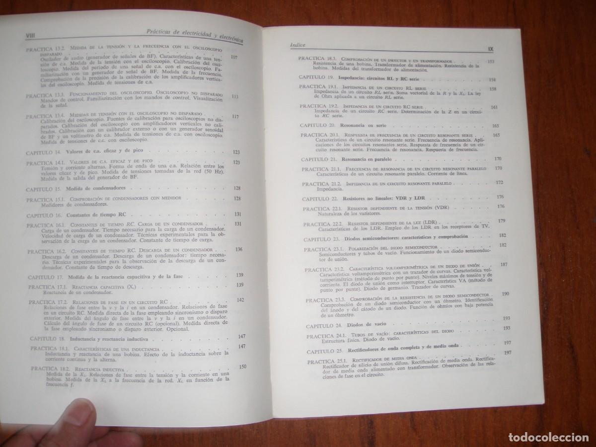Libros de segunda mano: PRACTICAS FUNDAMENTALES DE ELECTRICIDAD Y ELECTRONICA MARCOMBO - Foto 6