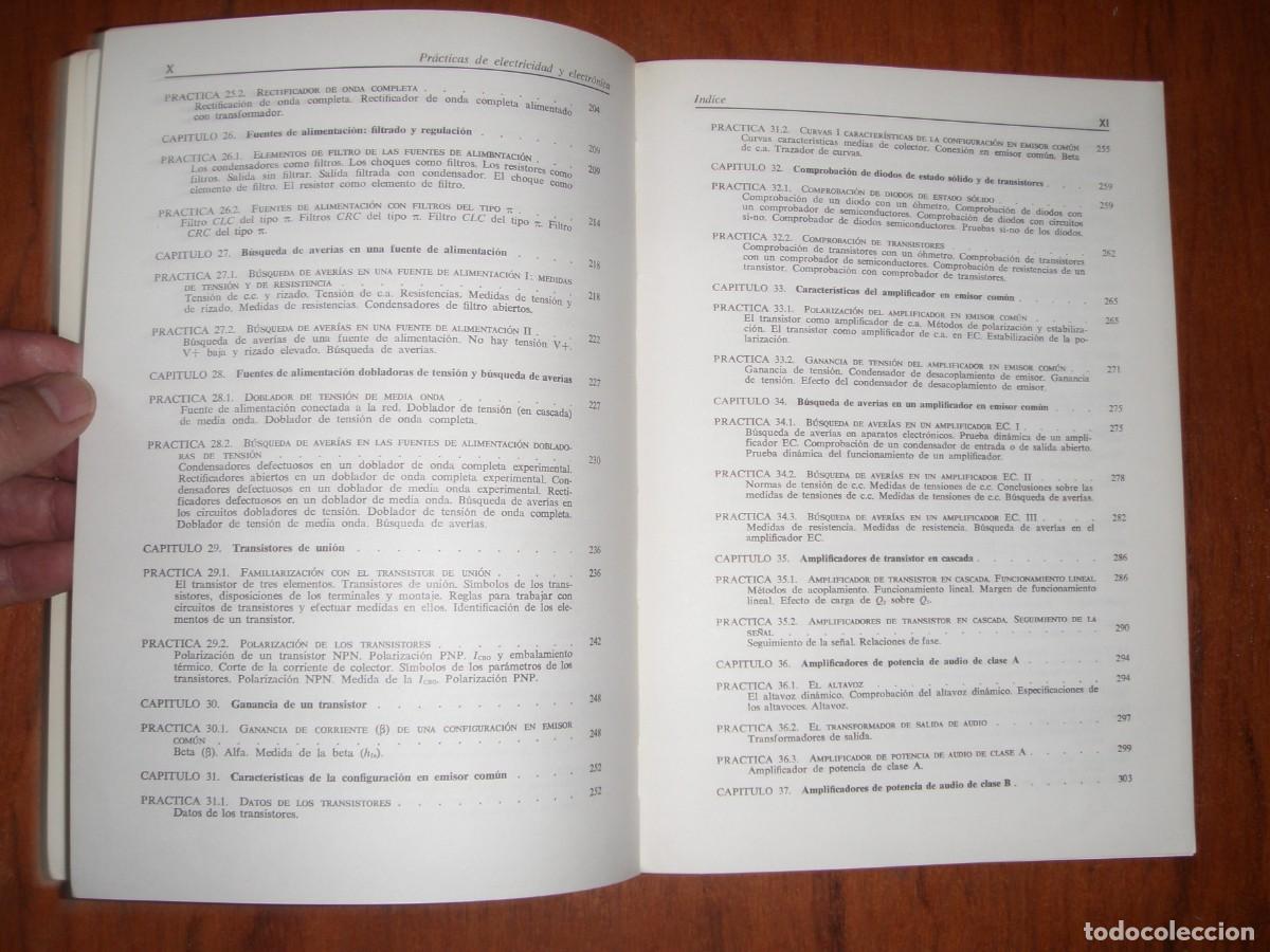 Libros de segunda mano: PRACTICAS FUNDAMENTALES DE ELECTRICIDAD Y ELECTRONICA MARCOMBO - Foto 7