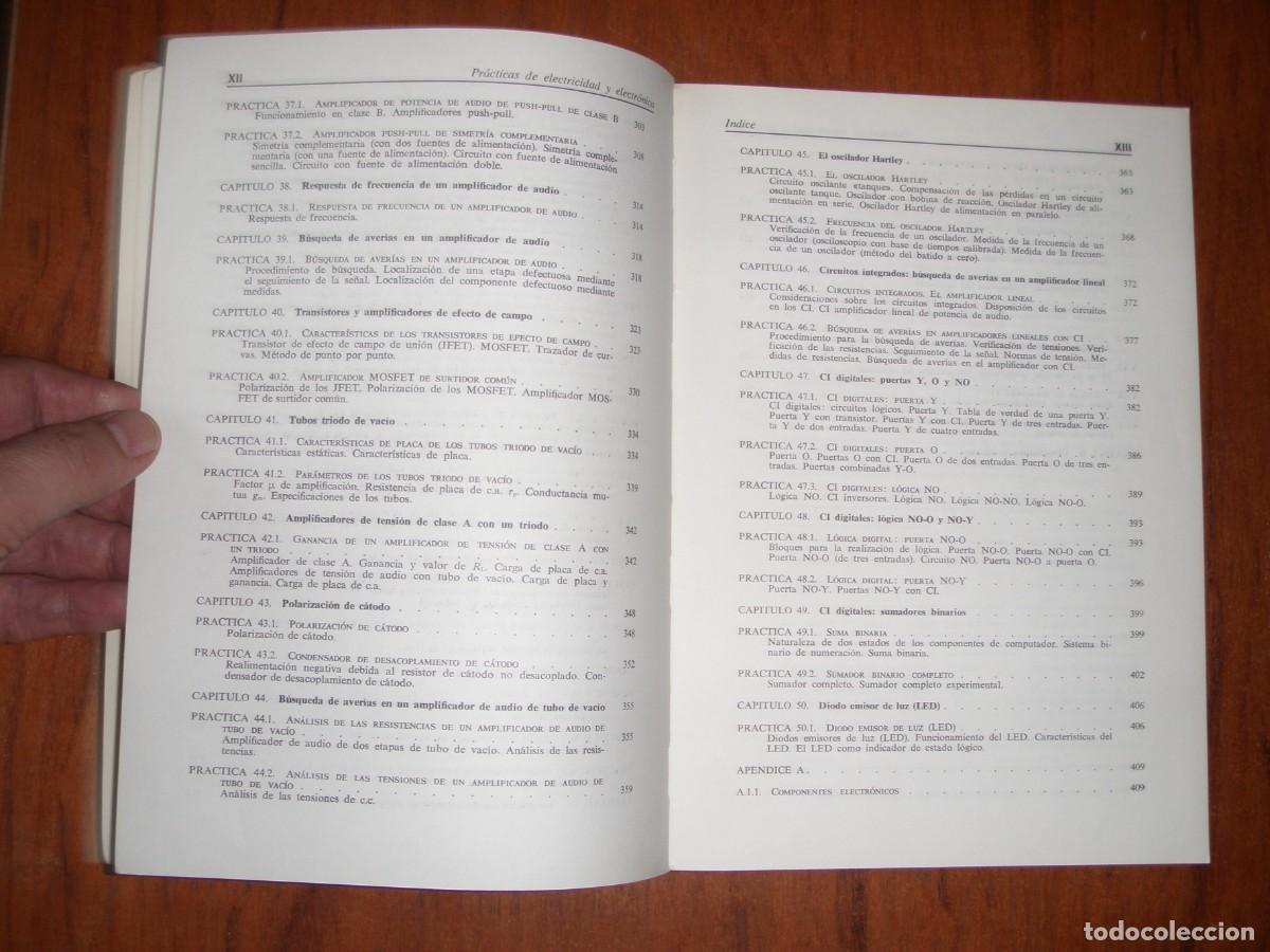 Libros de segunda mano: PRACTICAS FUNDAMENTALES DE ELECTRICIDAD Y ELECTRONICA MARCOMBO - Foto 8