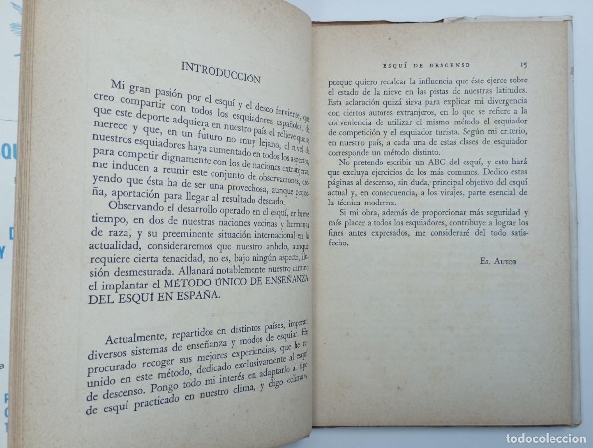 Libros de segunda mano: Luis Pedrerol. Esqu&iacute; de descenso. Dedicatoria aut&oacute;grafa. - Foto 5