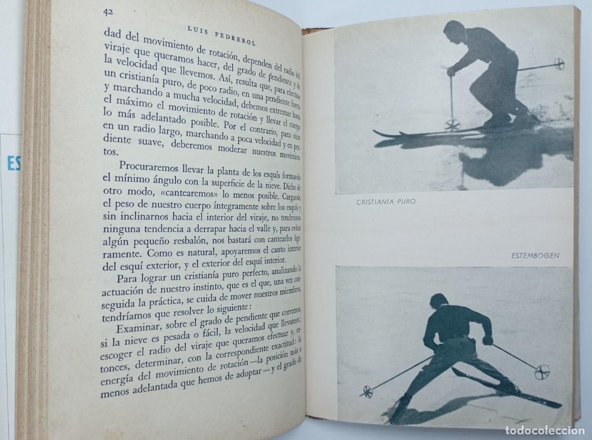 Libros de segunda mano: Luis Pedrerol. Esqu&iacute; de descenso. Dedicatoria aut&oacute;grafa. - Foto 7