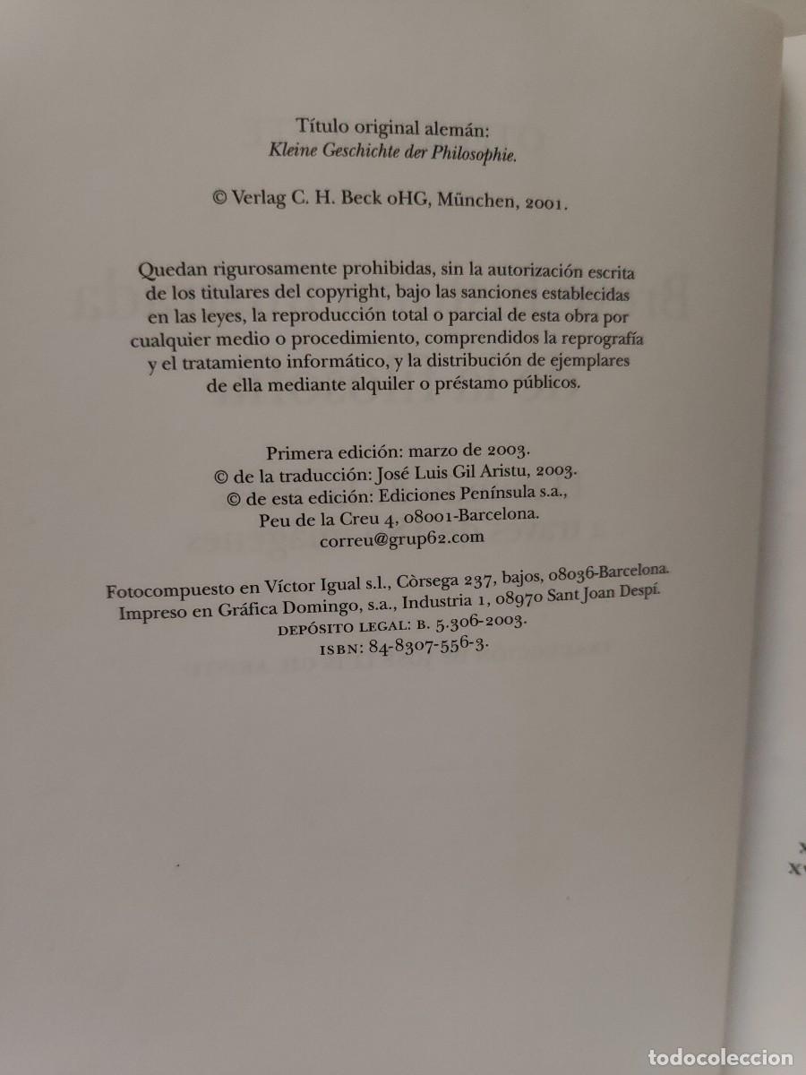 Libros de segunda mano: BREVE HISTORIA ILUSTRADA DE LA FILOSOF&Iacute;A - OTFRIED H&Ouml;FFE - Foto 7