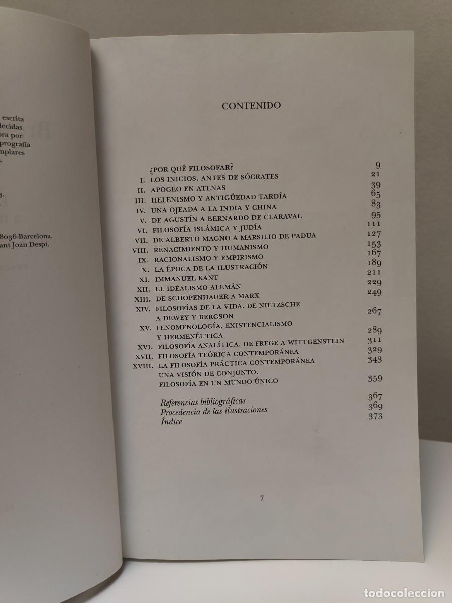 Libros de segunda mano: BREVE HISTORIA ILUSTRADA DE LA FILOSOF&Iacute;A - OTFRIED H&Ouml;FFE - Foto 8