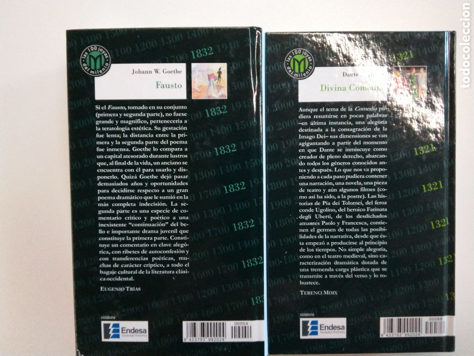 Libros de segunda mano: Lote de dos libros : DIVINA COMEDIA Y FAUSTO - Foto 2