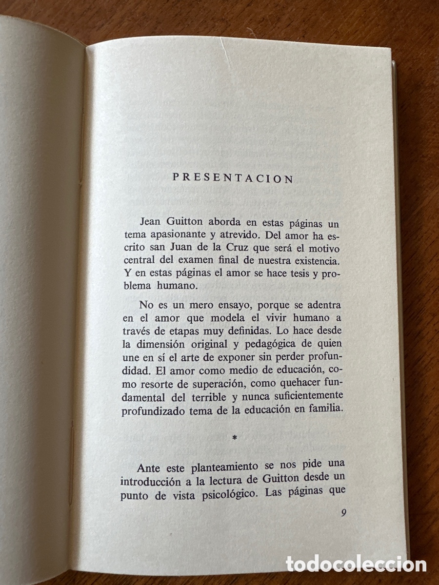 Libros de segunda mano: CUANDO EL AMOR NO ES ROMANCE. JEAN GUITTON - Foto 4