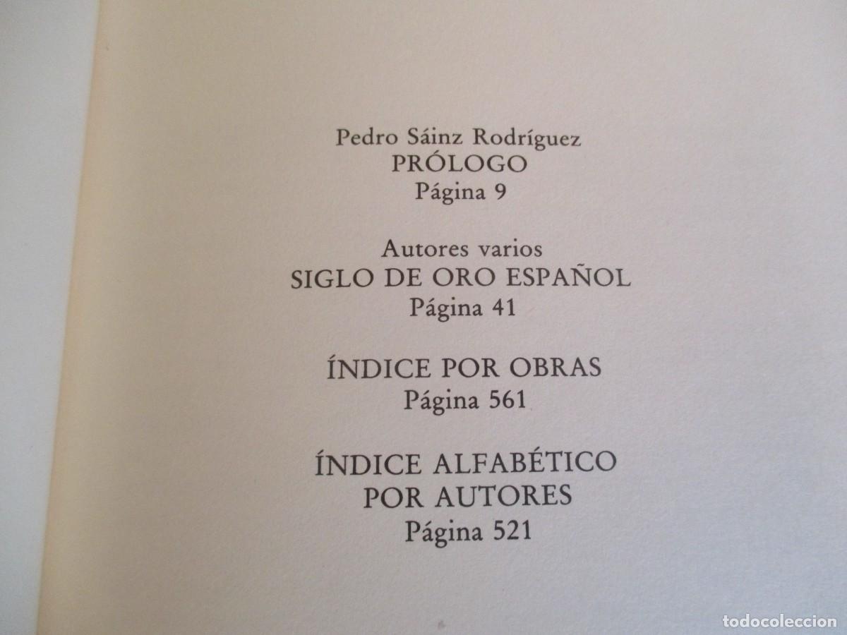 Libros de segunda mano: VV.AA. Siglo de oro espa&ntilde;ol W29939 - Foto 3